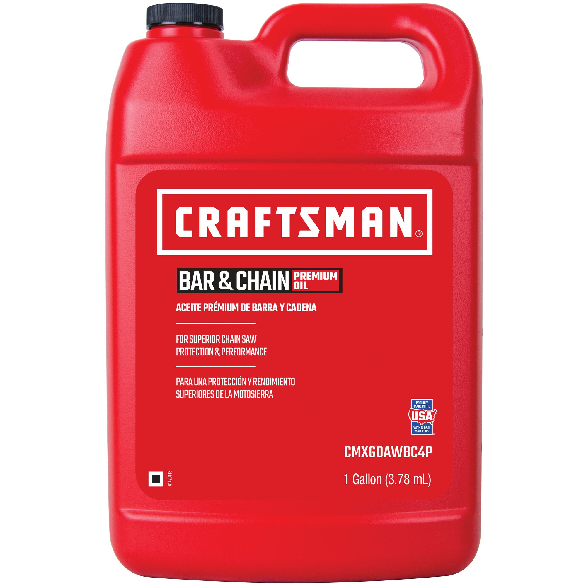 Craftsman bar and chain premium oil.