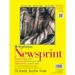 Strathmore 300 Series Newsprint Pad Tape Binding 50 Sheet 9x12  inch 1 Count