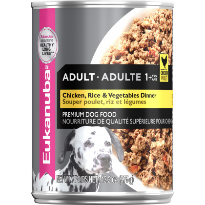 Eukanuba Adult Adult Chicken with Rice & Vegetables Dinner Canned Dog Food