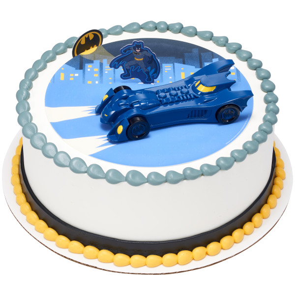 Batman™ Into Action PhotoCake® Edible Image® DecoSet® Background