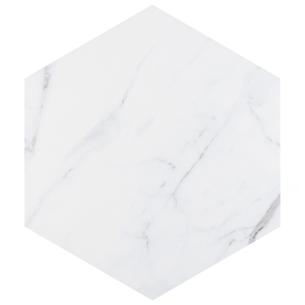 Marbilia Hex Venato with Biotech 11 in. x 13 in. Porcelain Floor and Wall Tile