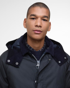 Giacca cerata moderna Beaufort Navy/Midnight Oak