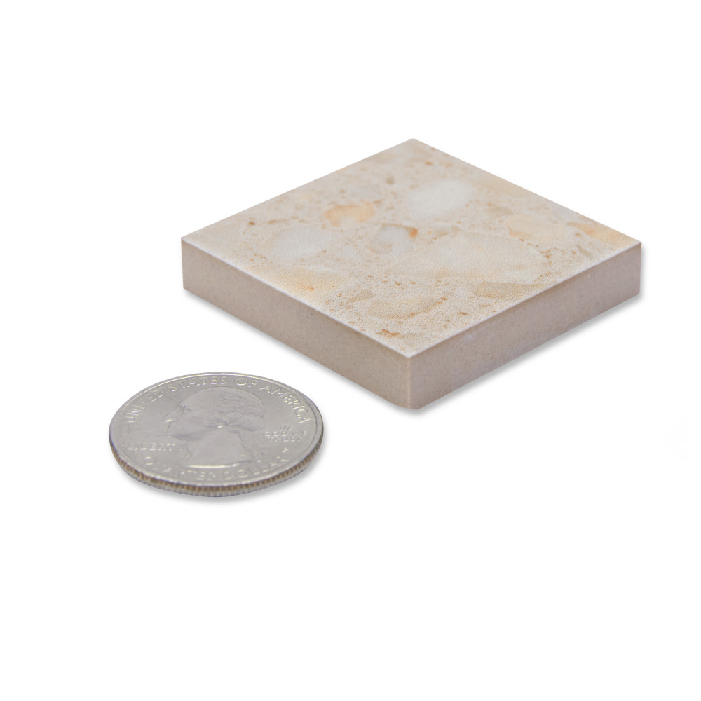 Riviera Taco Beige 1-5/8 in. x 1-5/8 in. Porcelain Floor and Wall Tile