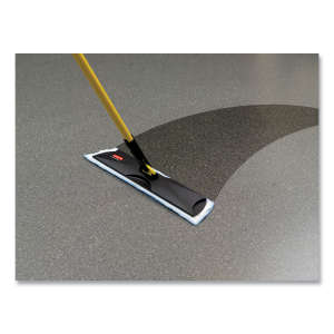 Rubbermaid Commercial, Light Microfiber Hook & Loop Mop, 18"W, Blue