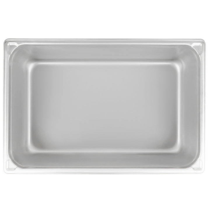 Full-size 6-inch-deep Super Pan® heavy-duty stainless steel transport pan