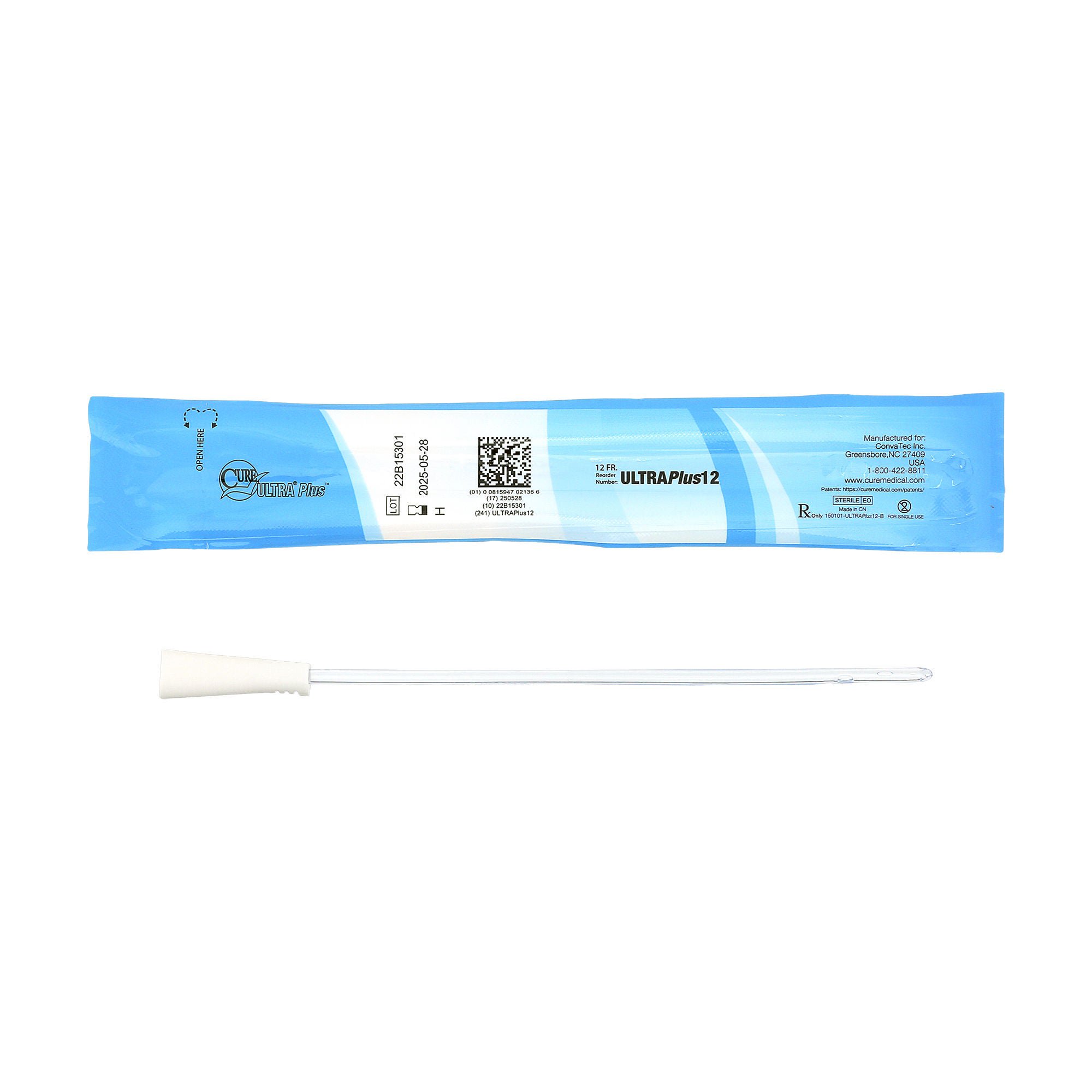 ConvaTec CATHETER, INTMT CURE FML STRT TIP 12FR 8" (30/BX 10BX/CS)
