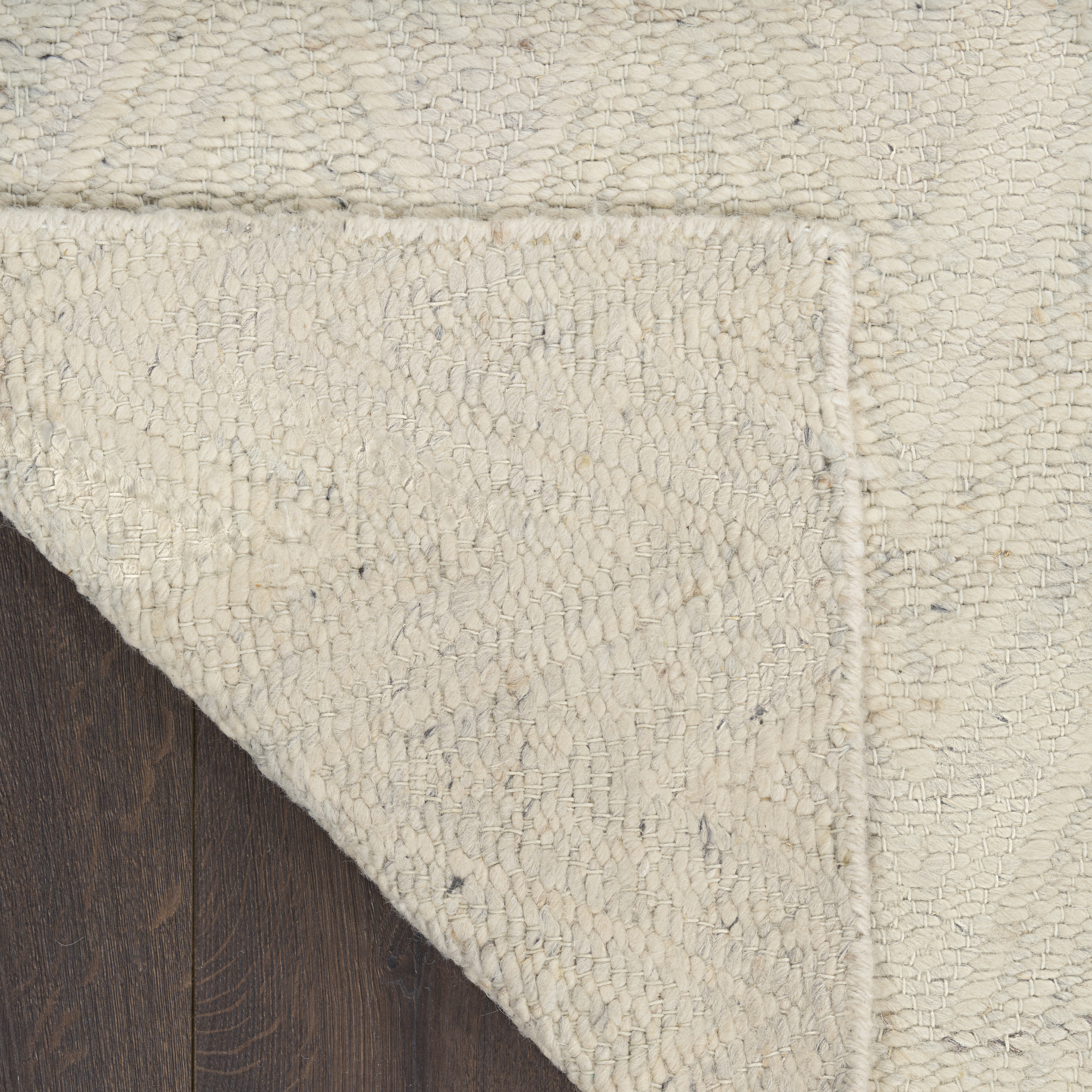DKNY Pure Purl 7'9" x 9'9" Ivory Modern Indoor Rug