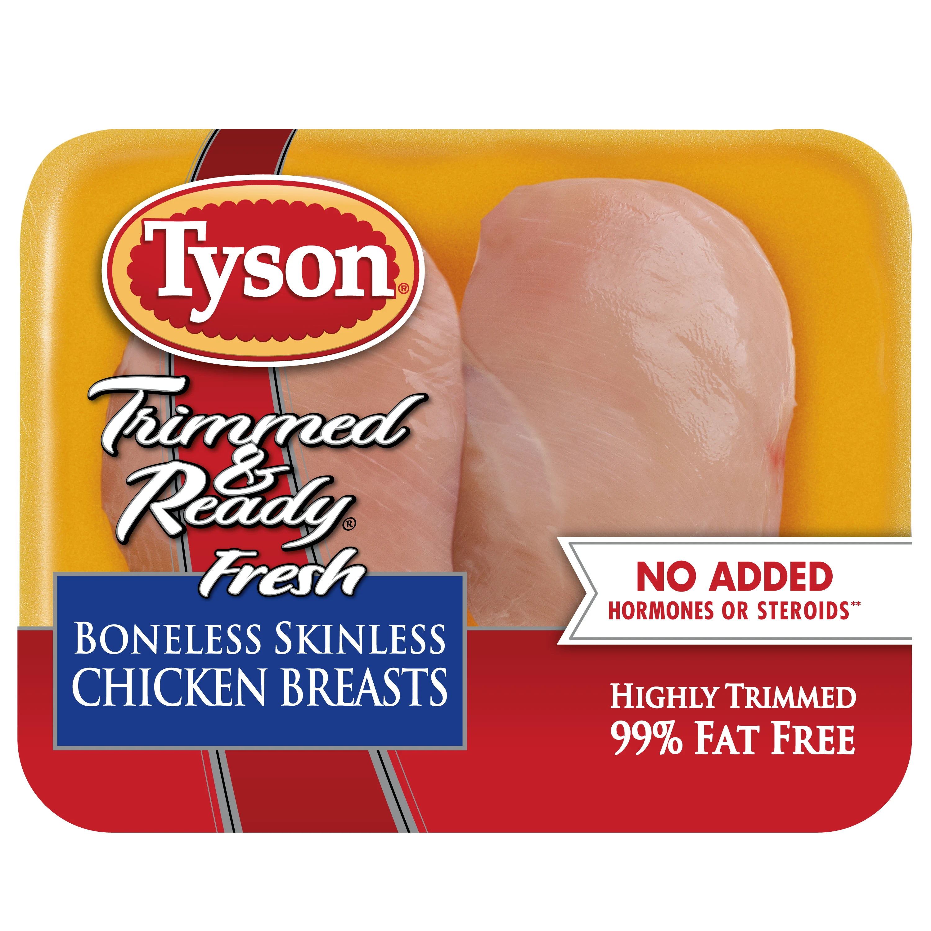 All Natural Fresh Boneless Skinless Chicken Breasts