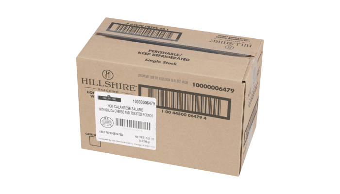Hillshire® Snacking Small Plates, Hot Calabrese Salame Deli Lunch Meat with Gouda Cheese, 2.76 oz_image_4