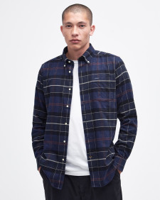 Lutsleigh Tailroed Long-Sleeved Shirt Navy Marl