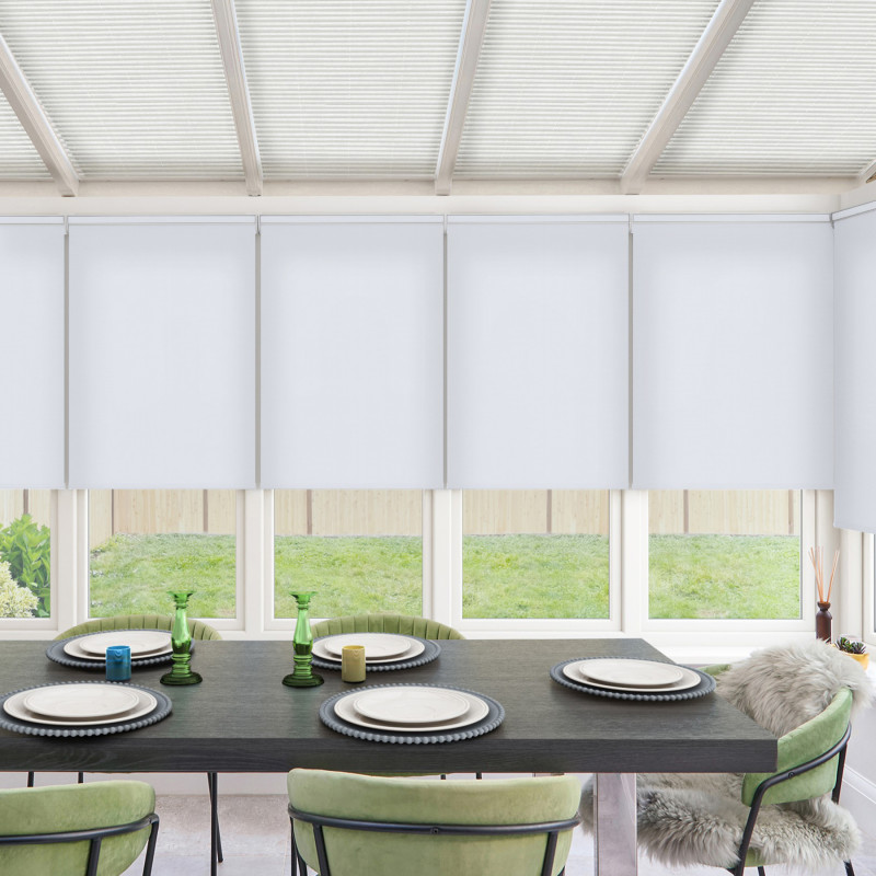 Acacia Pure White Roller Blind