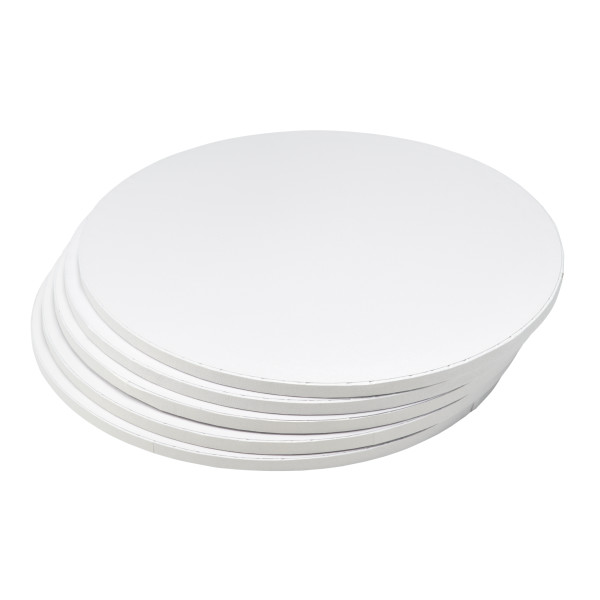 16" Round White Foil Cake Board