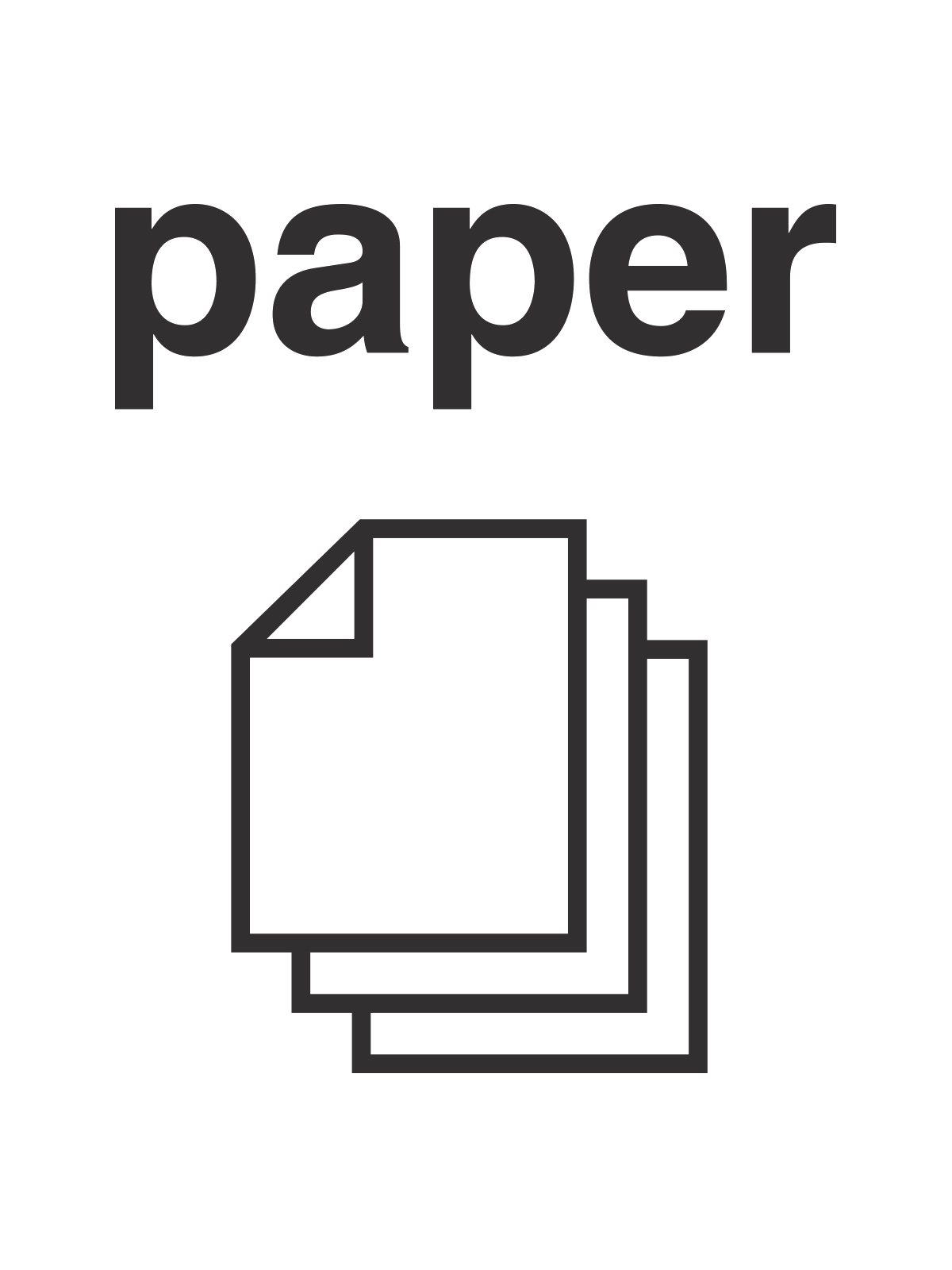 VANTAGE – Label – Paper – Black
