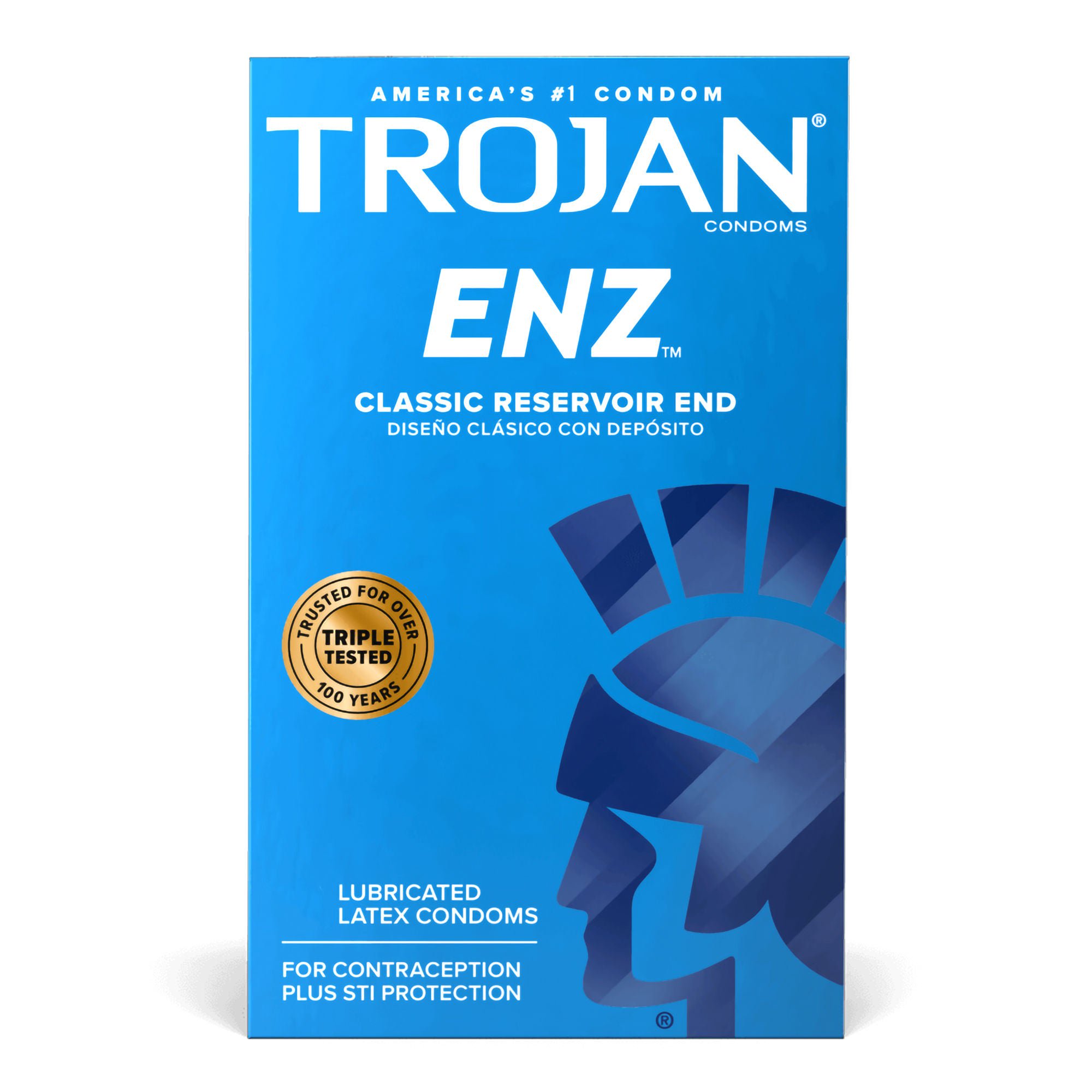 Trojan-Enz® Lubricated Latex Condom