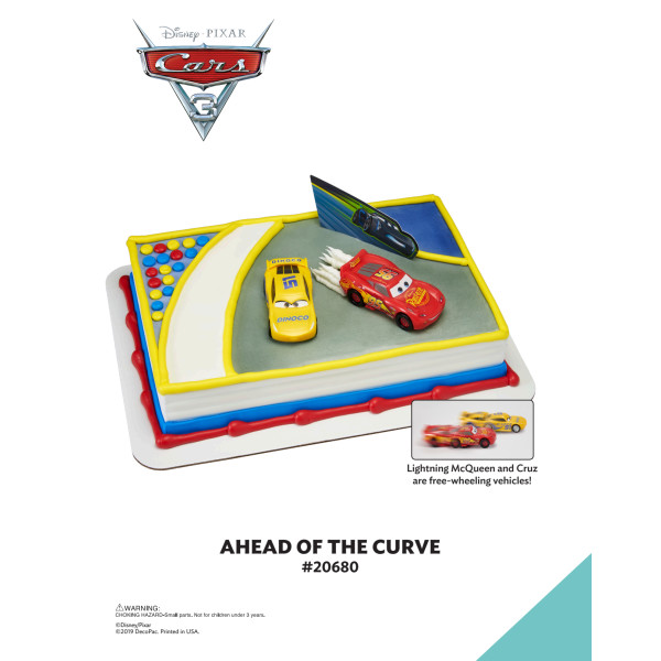 Disney and Pixar's Cars 3 Ahead of the Curve The Magic of Cakes® Icing Only Page