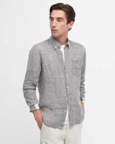 Linton Tailored Long-Sleeved Shirt Olive