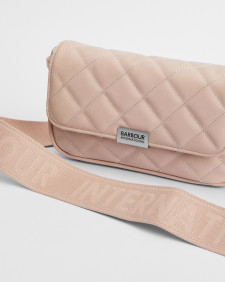 Soho Mini Quilted Crossbody Bag Pale Mauve