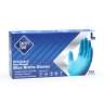Supply Source, Safety Zone, General Purpose Gloves, Nitrile, 3.7 mil, Powder Free, L, Blue