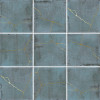 Enso Blue 5×5 Kintsugi Field Tile Matte