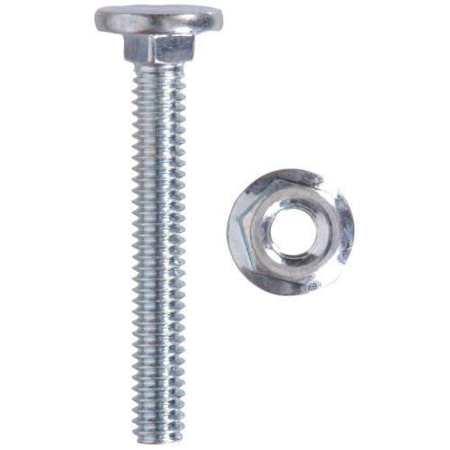 Hardware Essentials Zinc Plated Carriage Bolts/Nuts 1/4 x 1-3/4 in