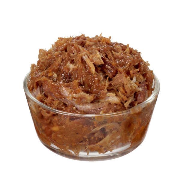 SAUCY BLUES(r) BBQ Shredded Pork, 2/5 lb . C1C0 - Front Center Out of Package (Hi Res)