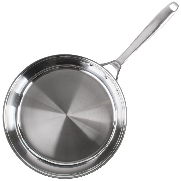 11-inch Intrigue® stainless steel fry pan with natural finish