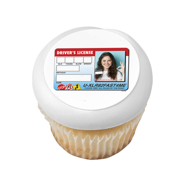 Driver License PhotoCake® Edible Image® Frame