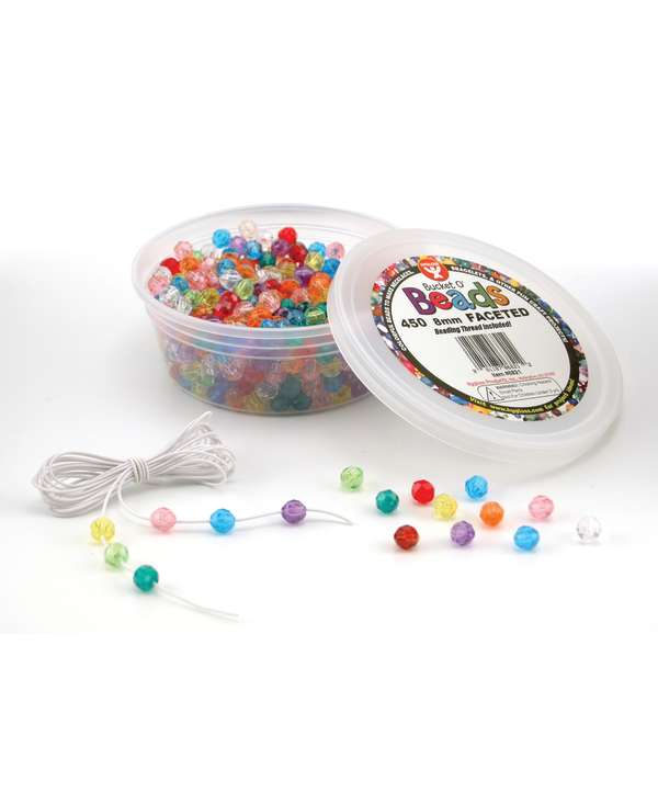 Bucket O' Beads, Faceted Beads