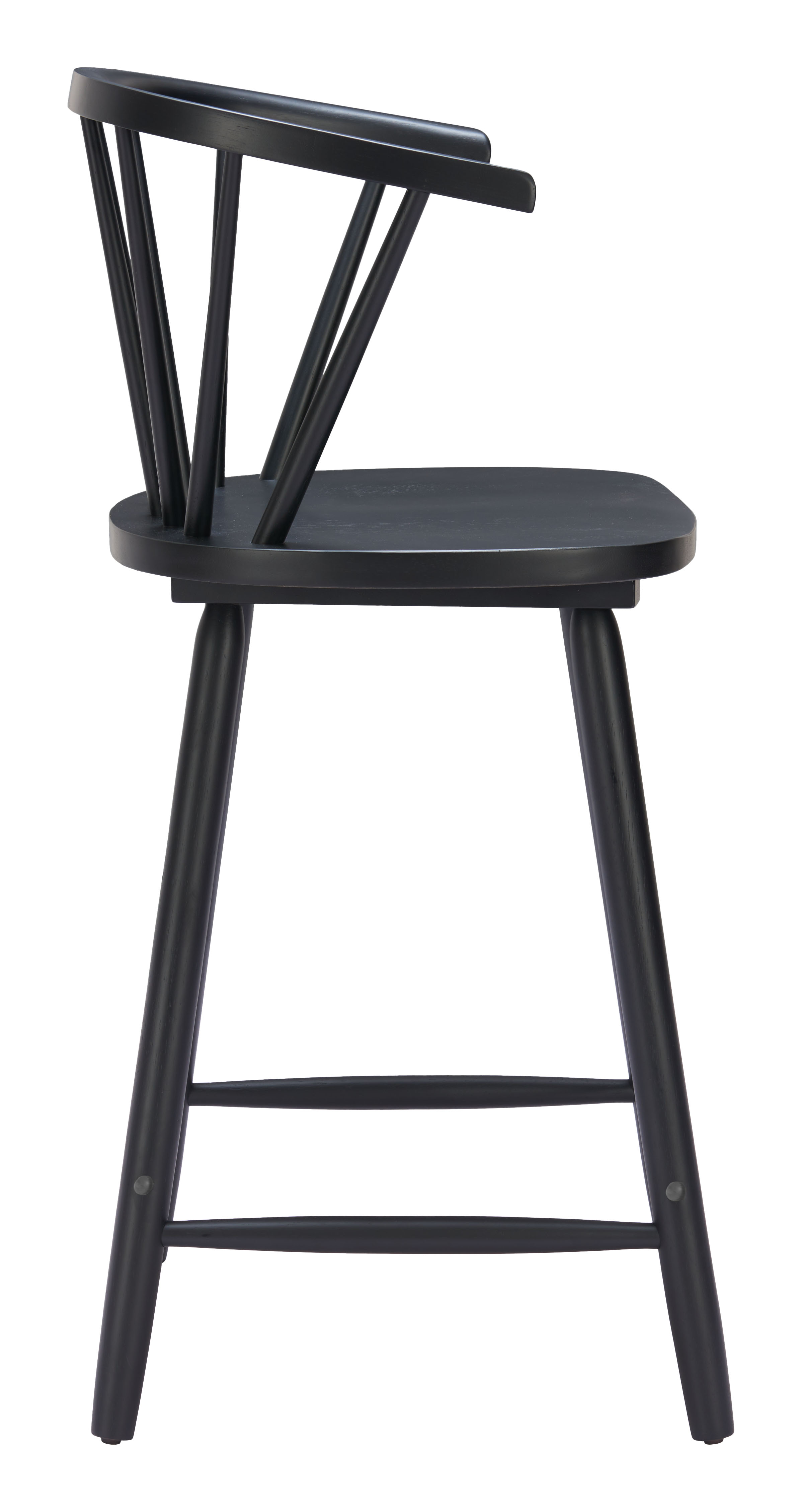 Stenger Counter Stool (Set of 2) Black product image