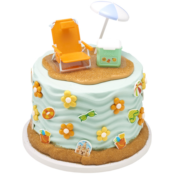 Fun in the Sun - Red 3 Free Sweet Décor® Edible Decorations
