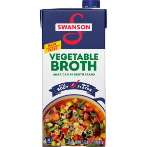 Swanson® 100% Natural Vegetable Broth, 32 oz Carton (12 Pack)