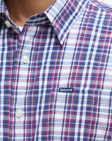 Linford Comfort Tailored Long-Sleeved Shirt Classic Navy