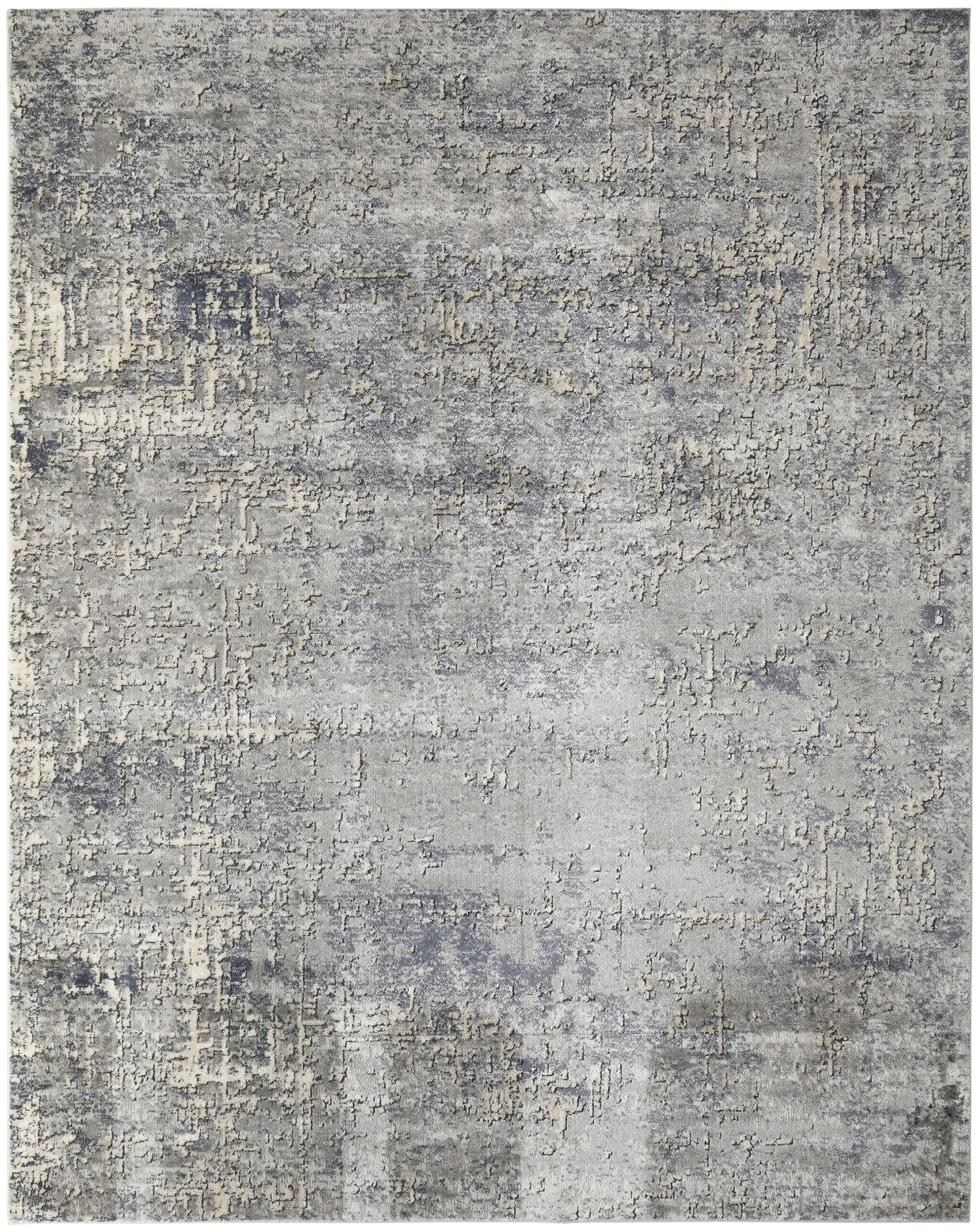 Nourison Quarry 7'10" x 9'10" Dark Grey Modern Indoor Rug