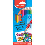Maped&reg; Color'Peps Triangular Colored Pencils, Pack of 12 MAP832047ZV