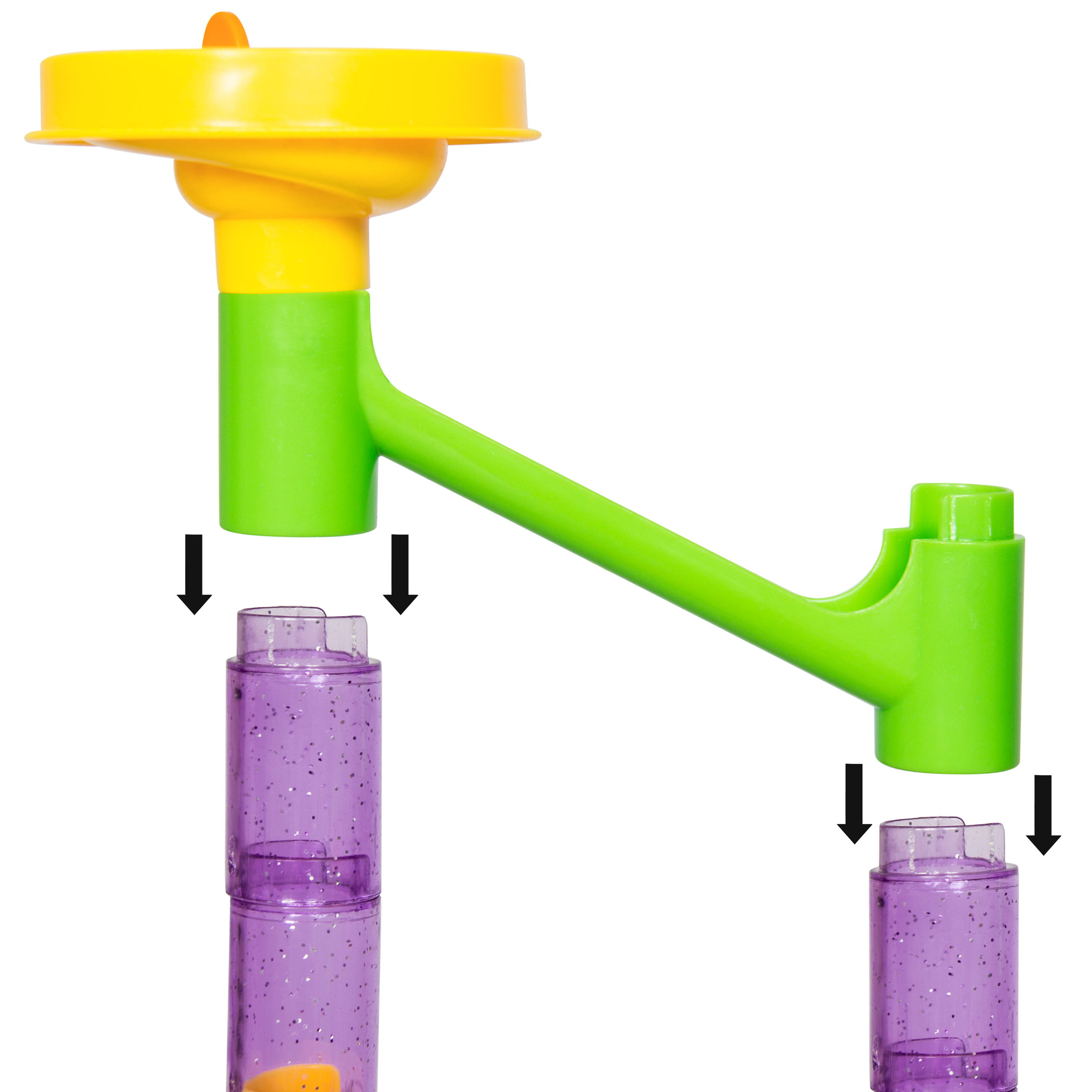 Best Choice Products 58 Piece Translucent Marble Run Toy Game Set