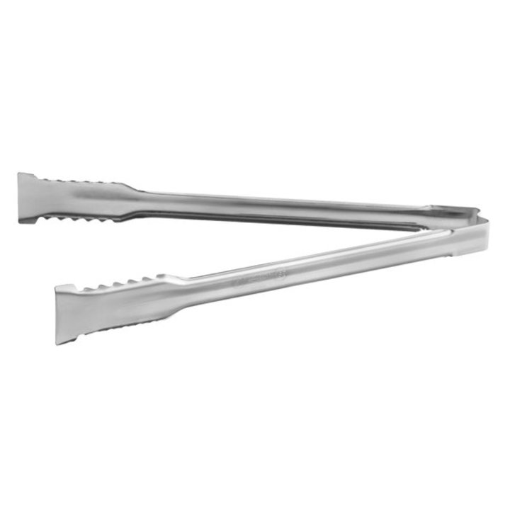 12-inch heavy-duty stainless steel one-piece tongs with Versagrip™ ends