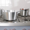 7-quart Arkadia™ aluminum saucepan in natural finish