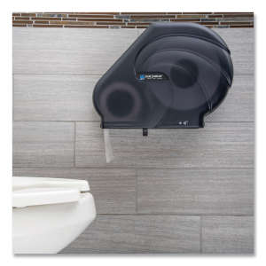 SAJR3090TBK, San Jamar, Reserva, Jumbo Bath Tissue Dispenser, Black Translucent