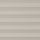 Horizontal beige pleated shades, fully closed with evenly spaced fabric folds, filtering diffuse light; interior setting with neutral tones and no visible view, producing a uniform, muted appearance.