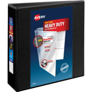 Heavy-Duty View 3-Ring Binder, 3" Rings