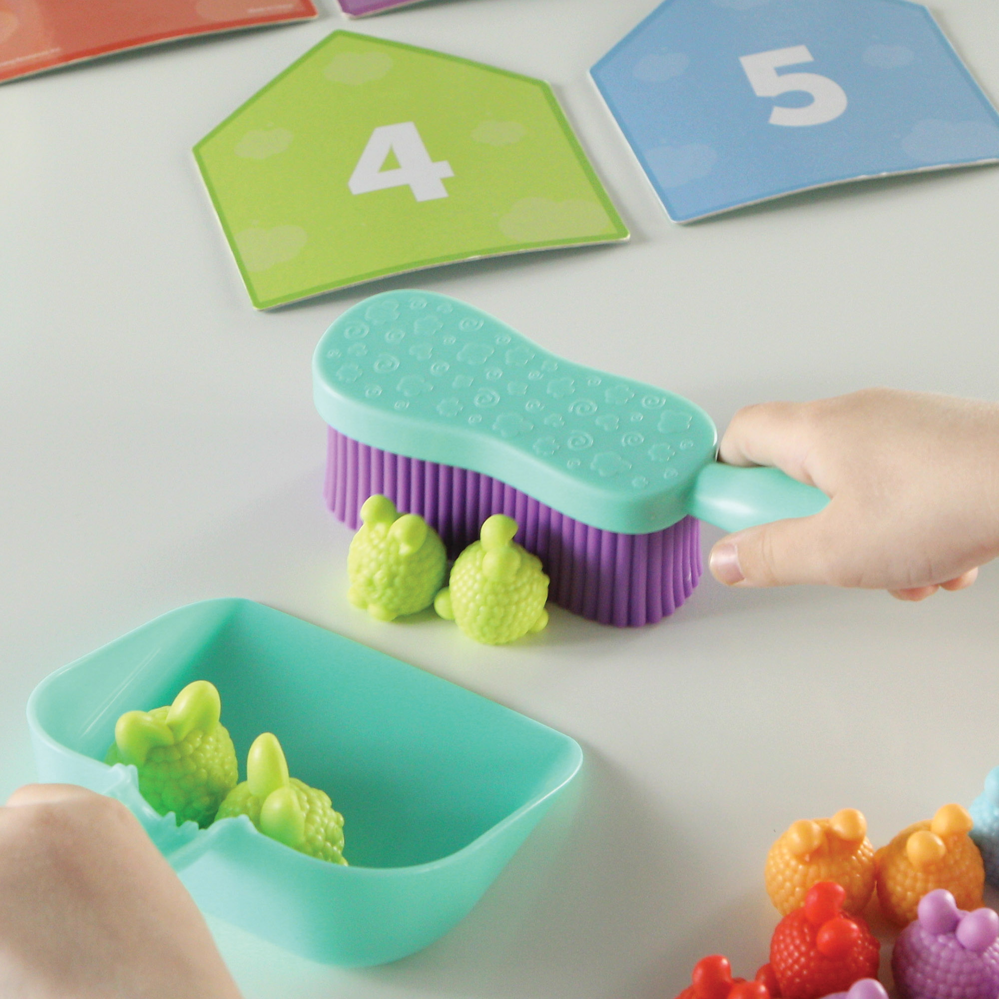 Learning Resources Count & Clean Dust Bunnies Gross Motor Game image number null