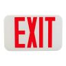 Exit Sign Style 1 Single- or Double-Facing with Red or Green Switchable Lettering White