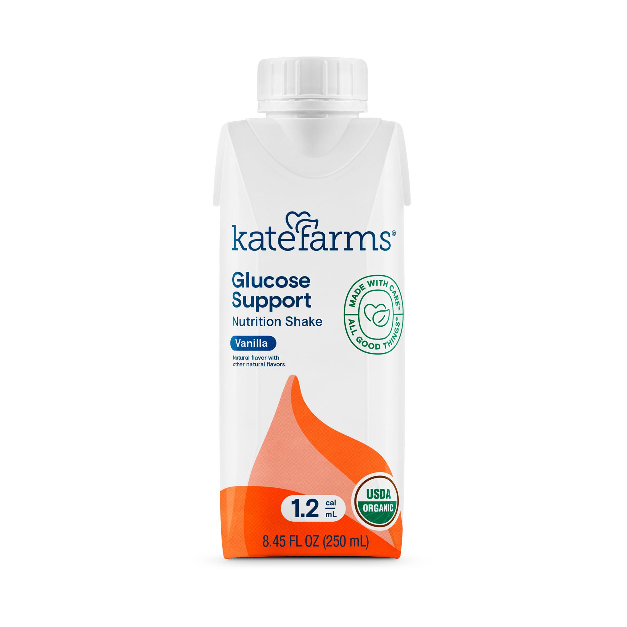 Kate Farms® Glucose Support 1.2 Vanilla Nutrition Shake for Diabetics, 8.45-oz.