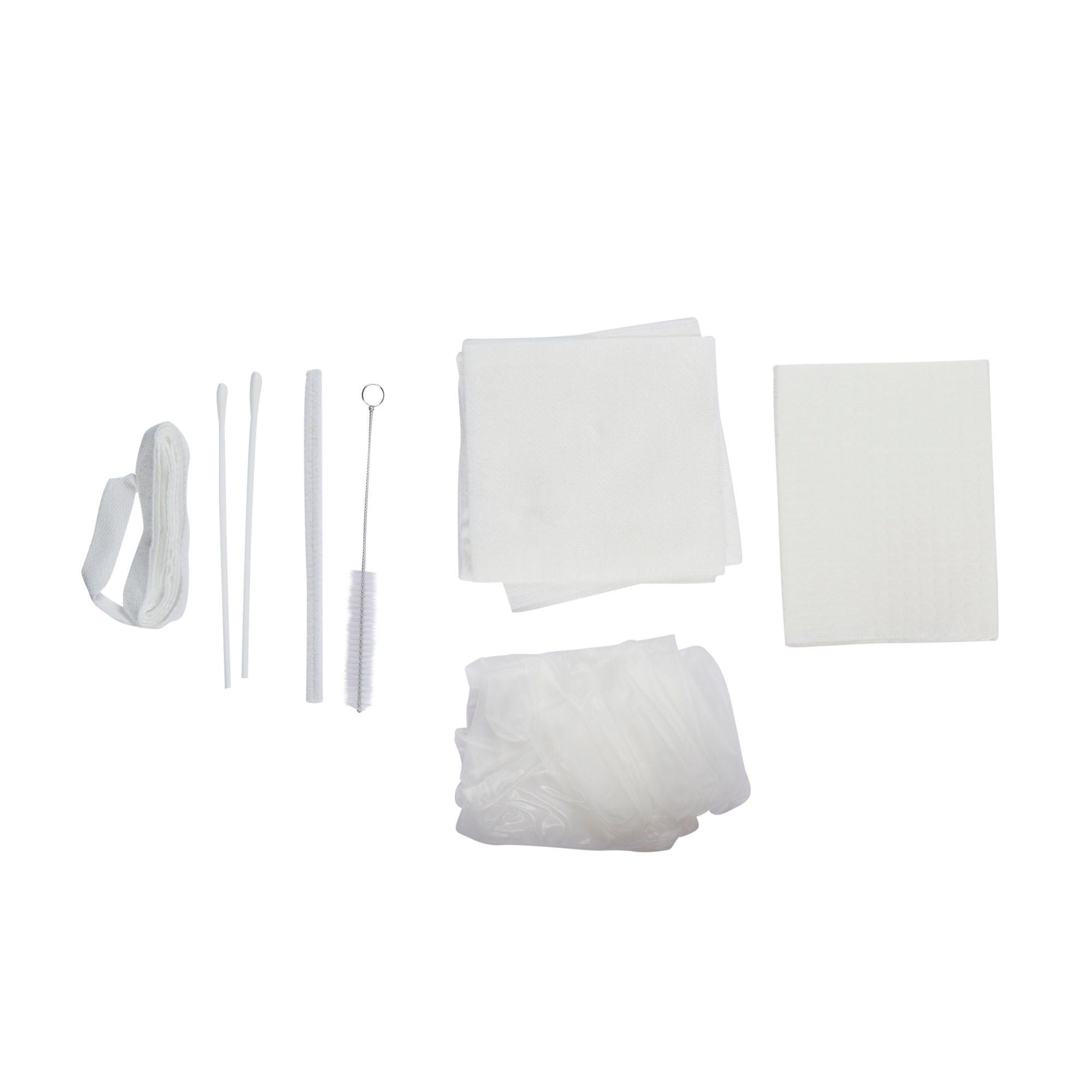 dynarex® Tracheostomy Care Kit, 3 Compartments w/ Vinyl Gloves