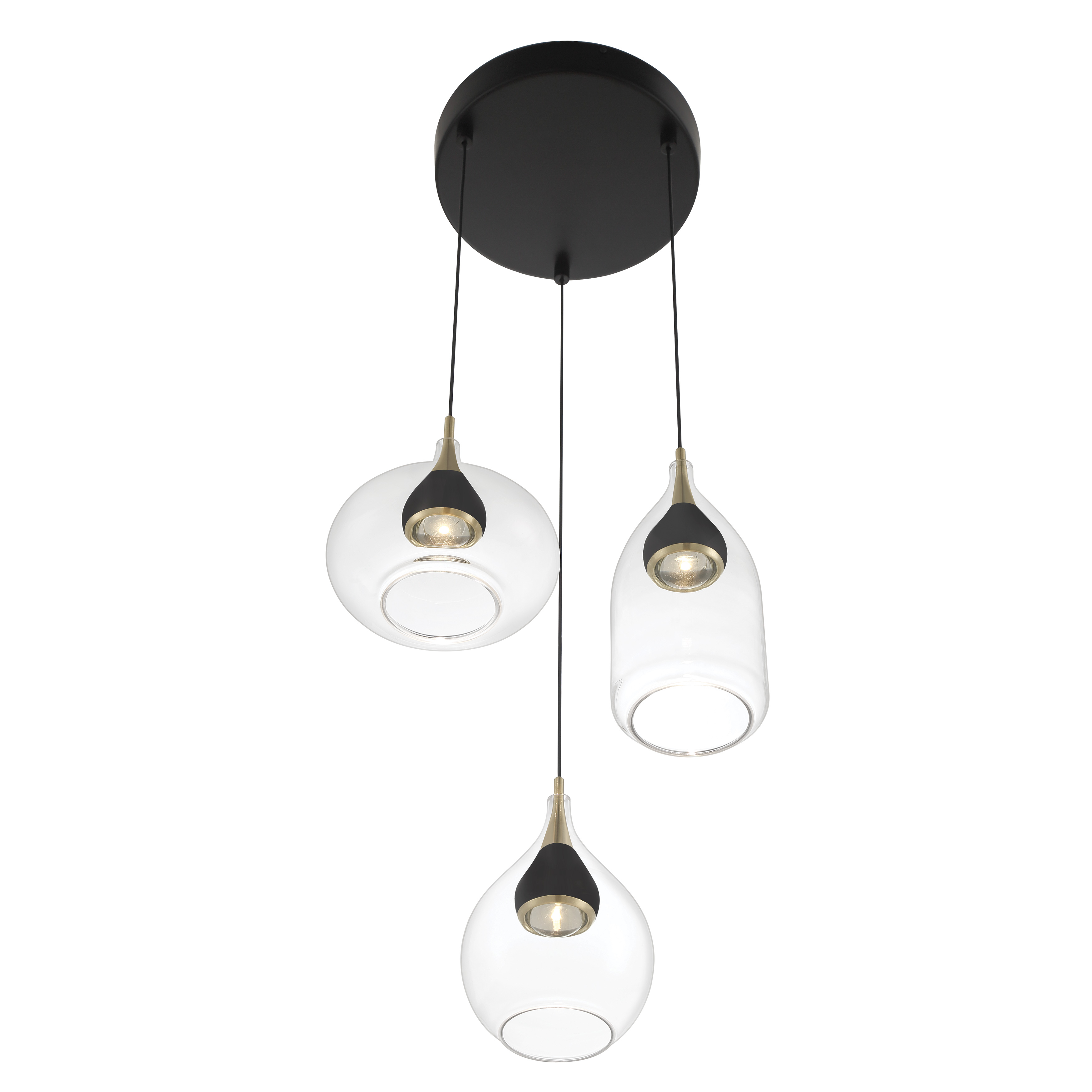 Arabesque 11.25" LED Pan Pendant - Image 3