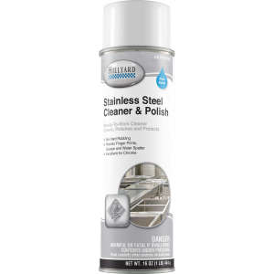 Hillyard, Quick and Clean® Water-based Stainless Steel Cleaner & Polish,  16 oz Aerosol Can