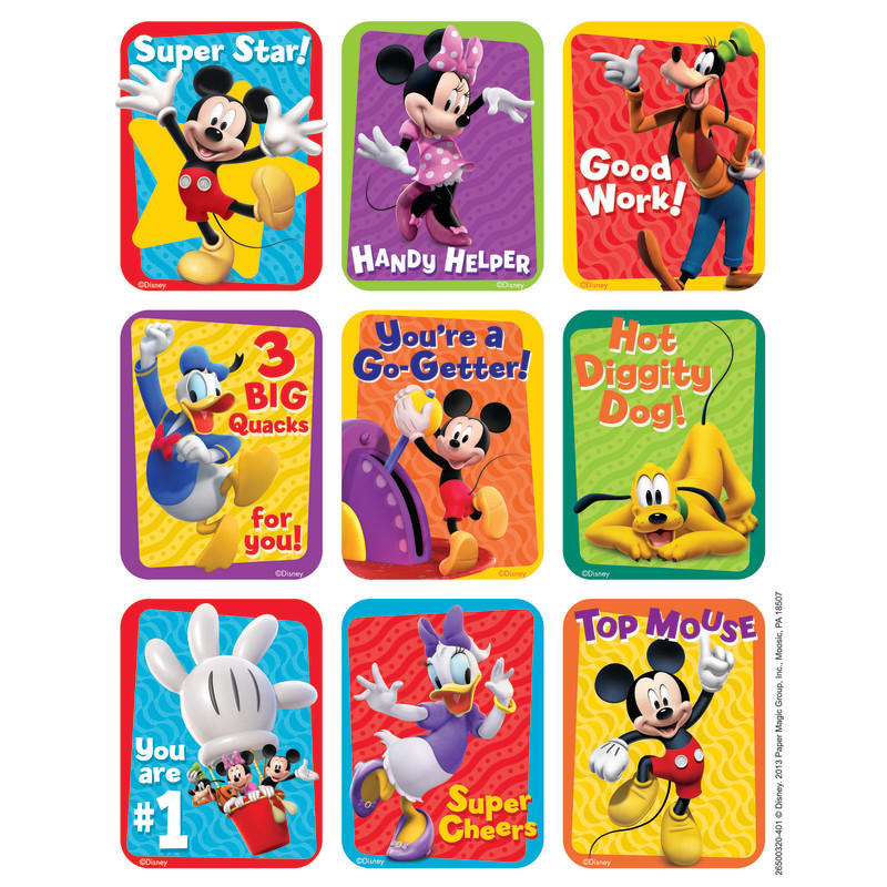 Mickey Mouse Clubhouse® Motivational Giant Stickers, Pack of 36