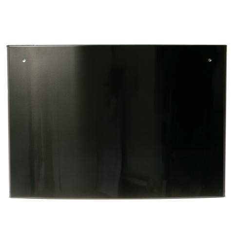 Freezer Drawer Front - Black Stainless