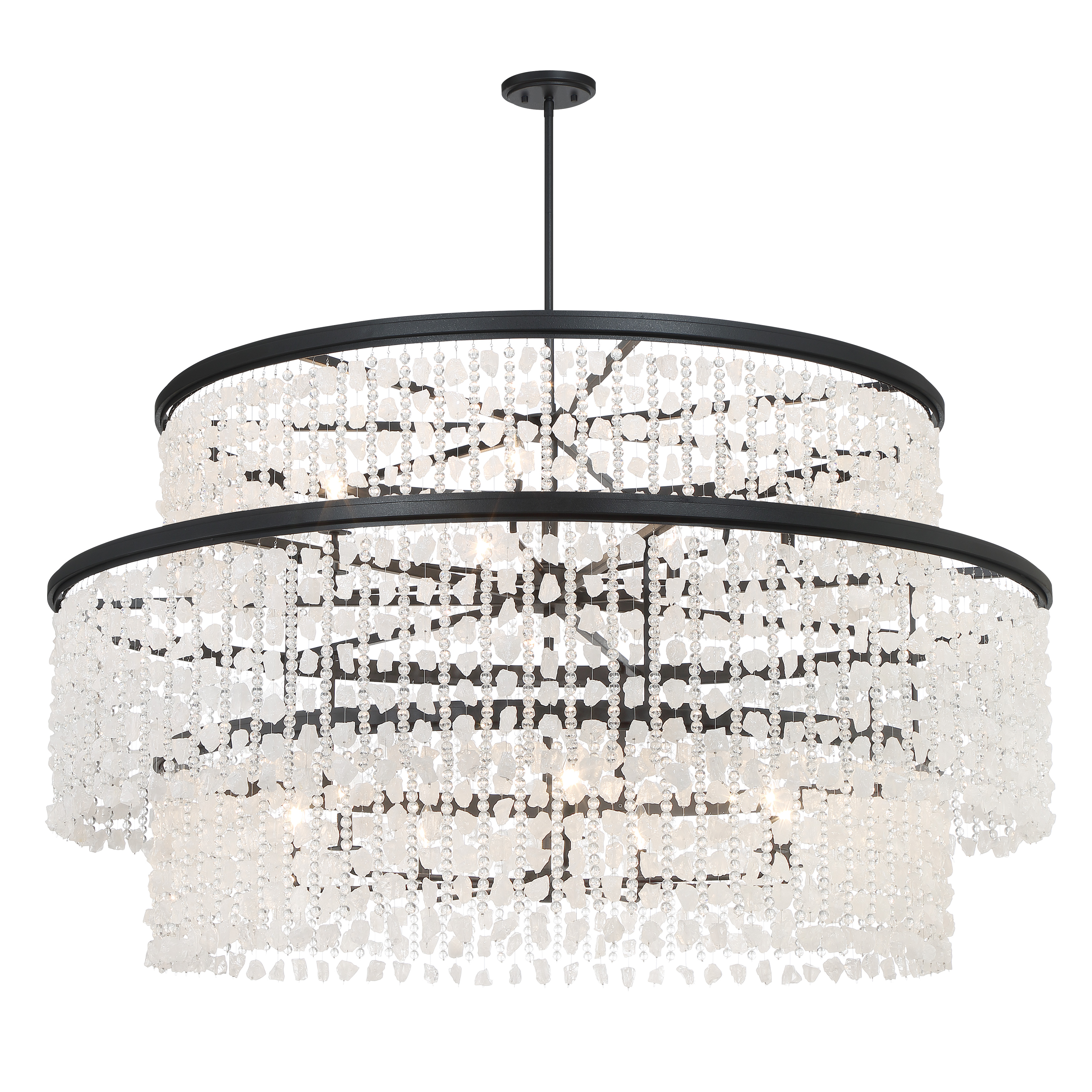 Shimmering Elegance 14 Light Chandelier