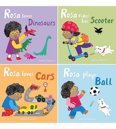 All About Rosa Board Books Set, Set of 4 books